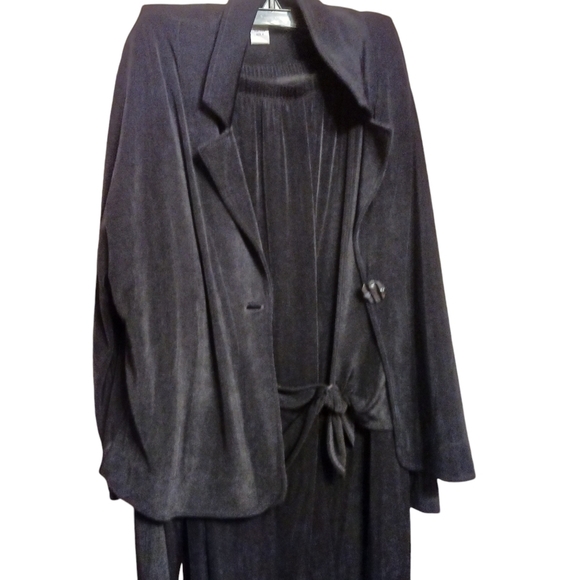 Bundle Chico's Travelers 3 Pieces Blazer Pants & Blouse Size 2 Large Minimalist - Picture 1 of 10